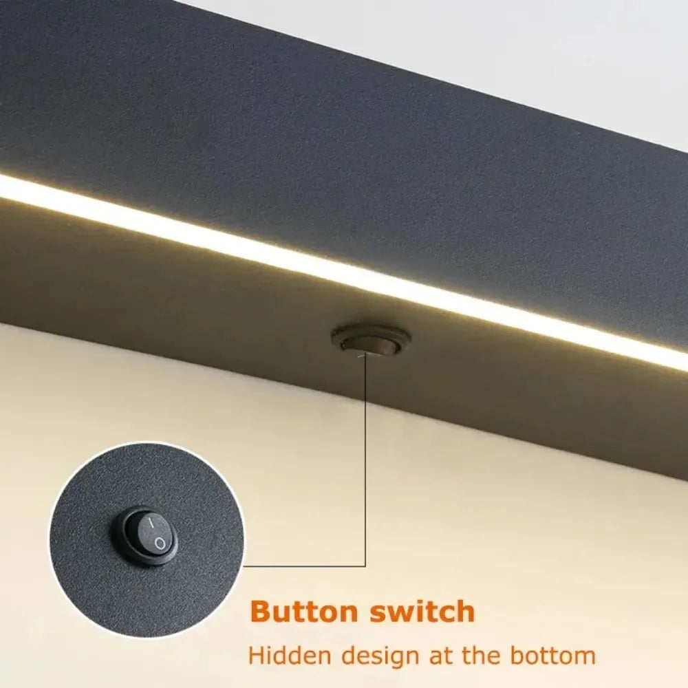 AstraNook LED Wall Lamp With Integrated Night Shelf for Bedroom