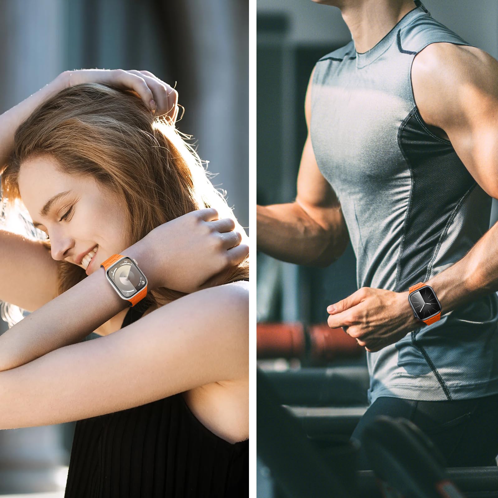 بند سیلیکونی مغناطیسی پریمیوم برای ساعت هوشمند NovaWatch