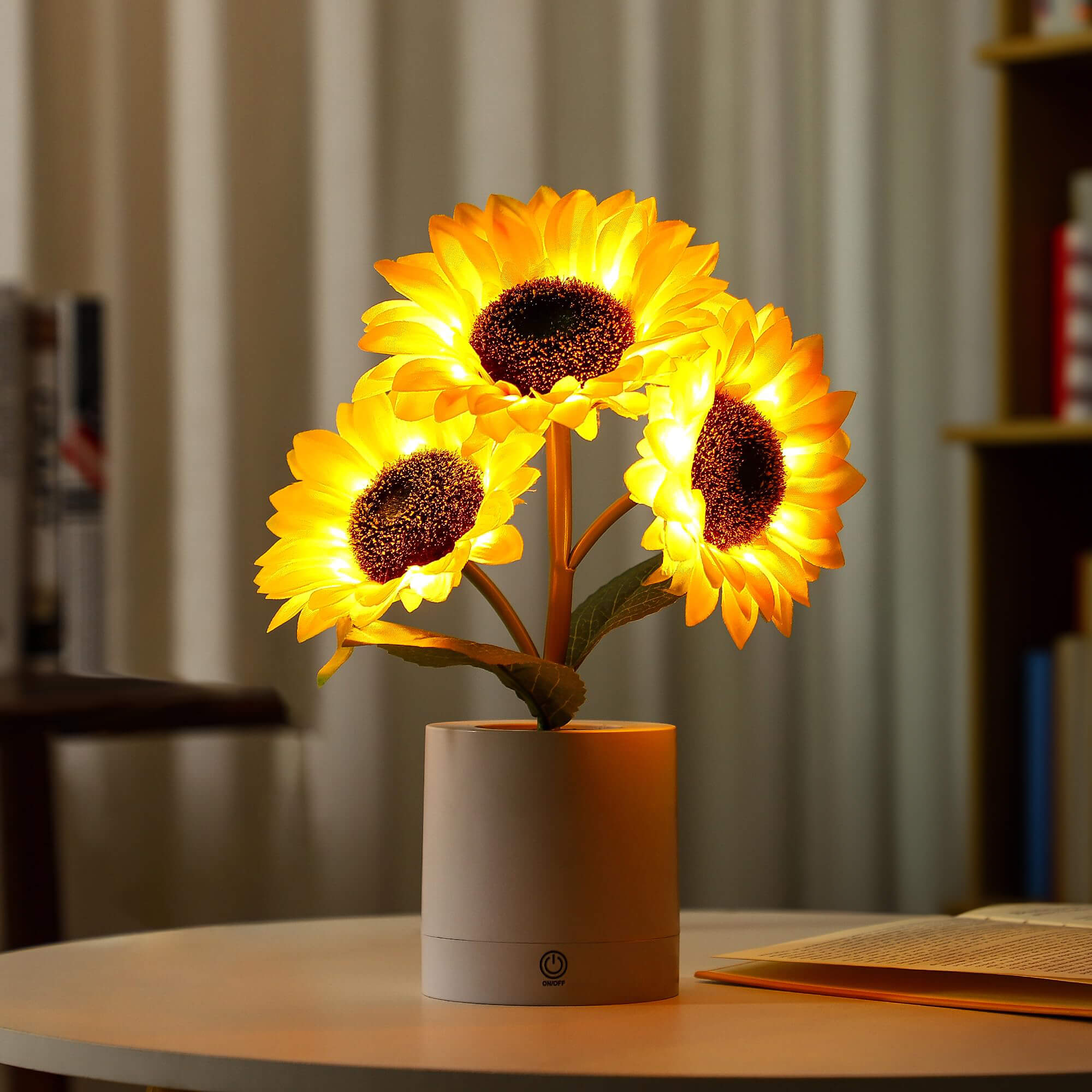 SolFlora Bloom Light Jasna Lampa LED inspirowana słonecznikiem