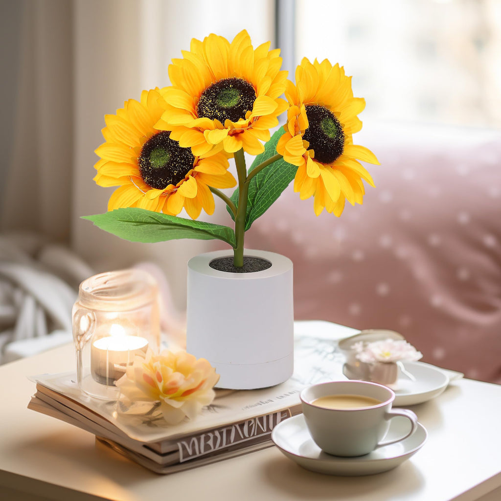 SolFlora Bloom Light Jasna Lampa LED inspirowana słonecznikiem