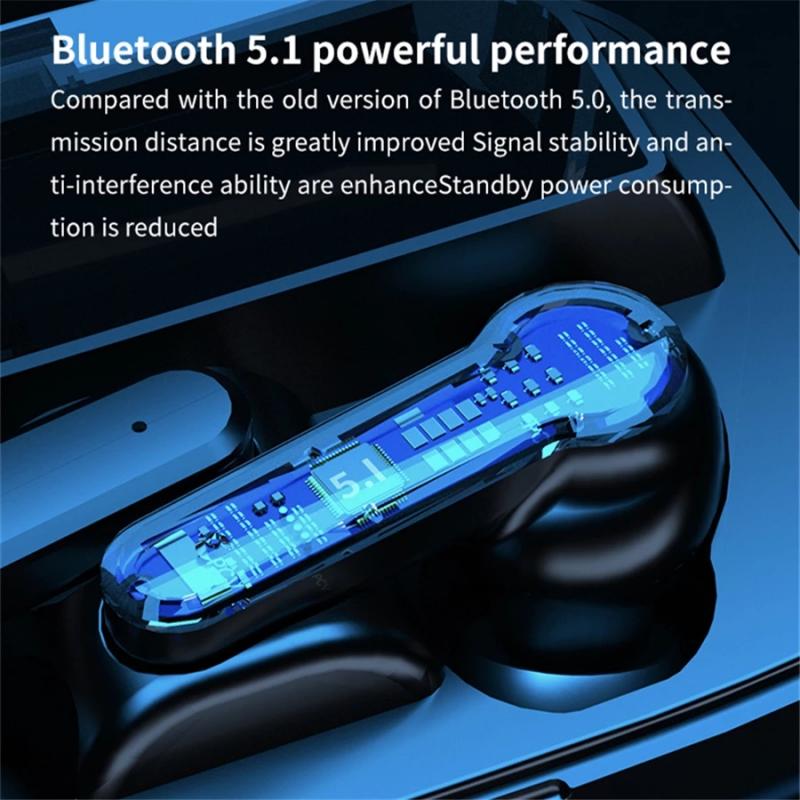 Auricolare Bluetooth NovaPulse con Controlli Touch e Display LED di Alimentazione