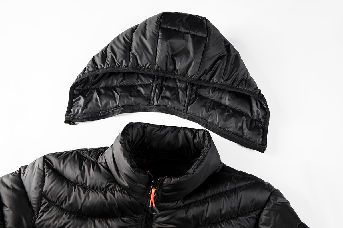 Nordfell Men's Cotton Padded Hooded Windbreaker Jacket for Autumn and Winter