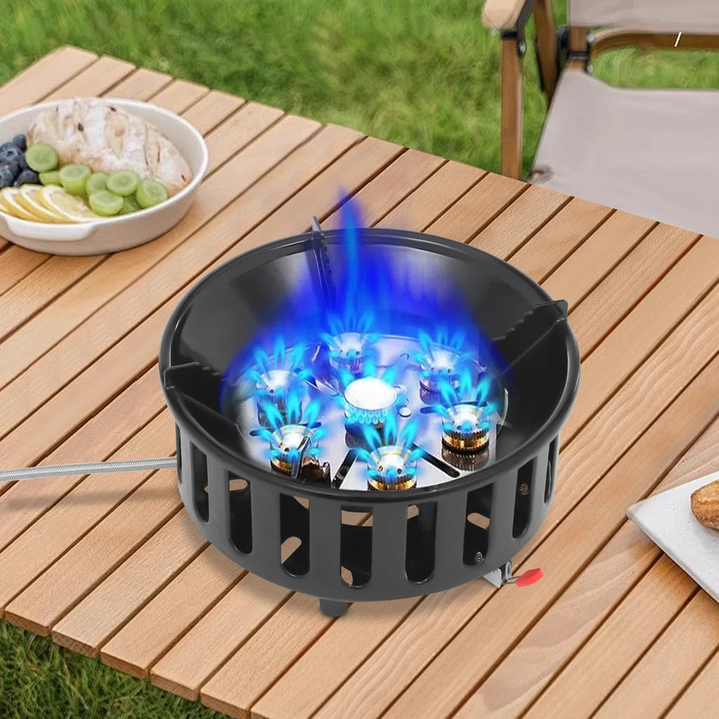 NovaTrail Portable Outdoor Camping Stove With Multi-Fuel Burner And Compact Carry