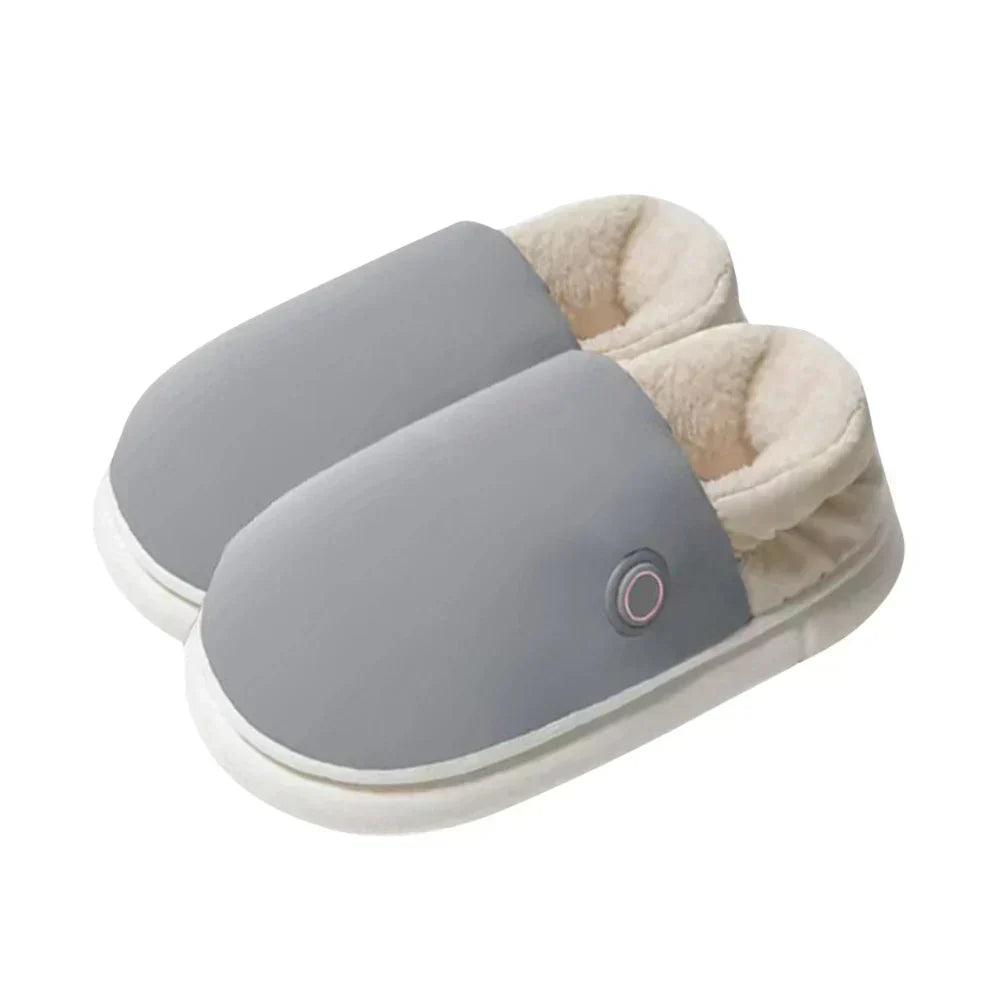 CozyStride Thick Heated Slippers with 3 Heat Levels at Home