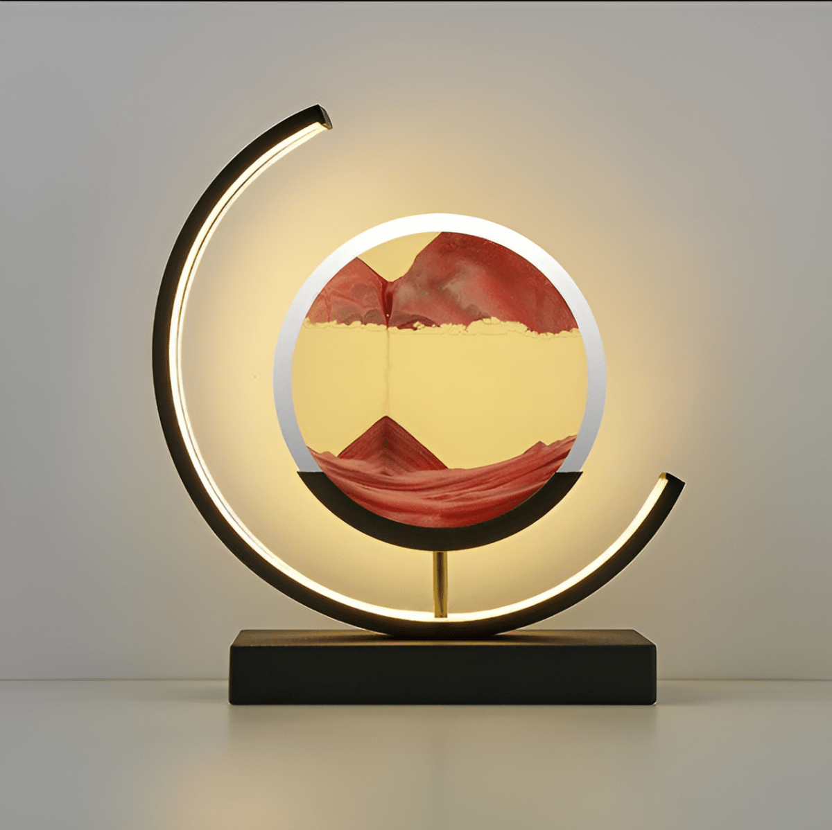 Serene Sand Lamp With Calming Motion And Mood Lighting