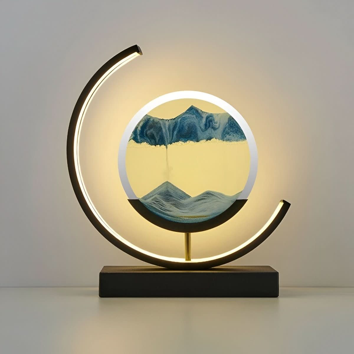Serene Sand Lamp With Calming Motion And Mood Lighting