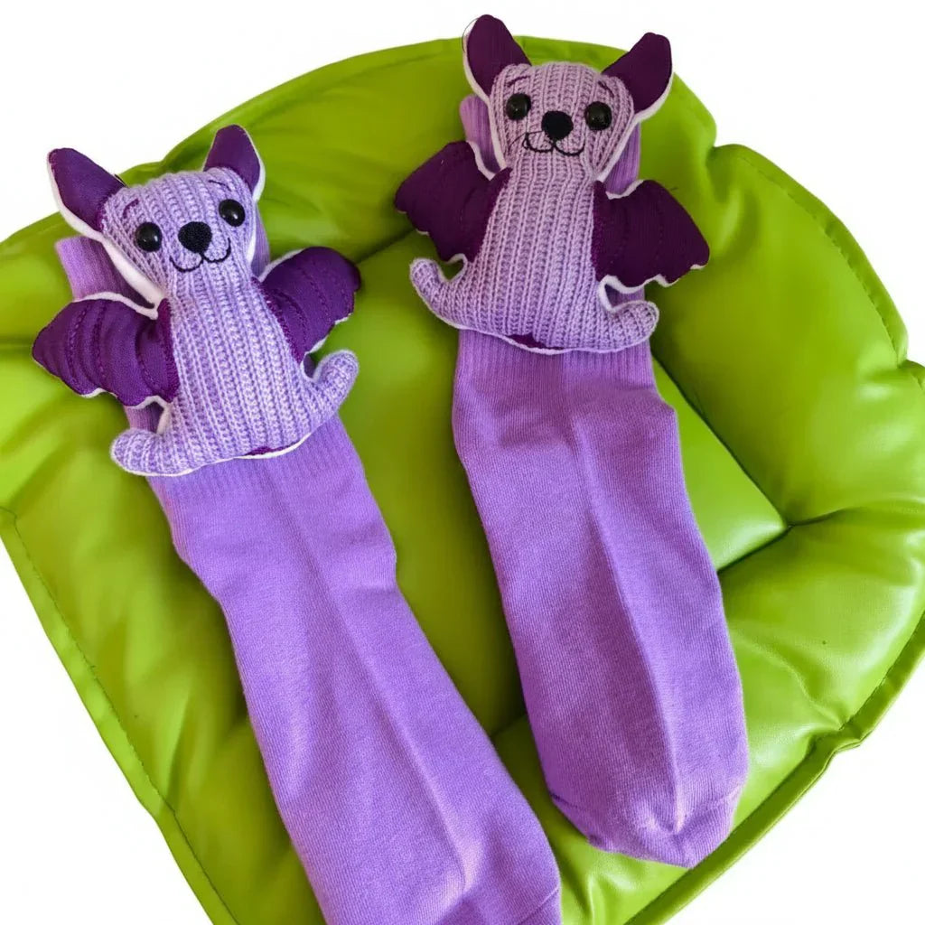 SnugNest Cozy House Socks With Cute 3D Animal Accent And Non-Slip Sole