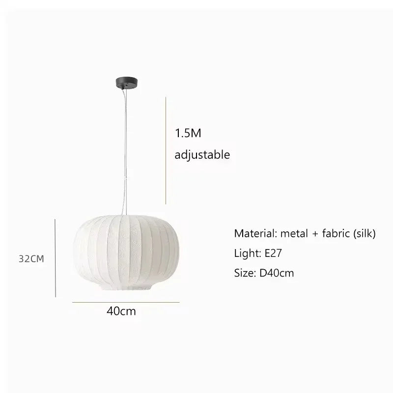 Kirrea | Dansk silke Tatami loftslampe, trappetrinsformet