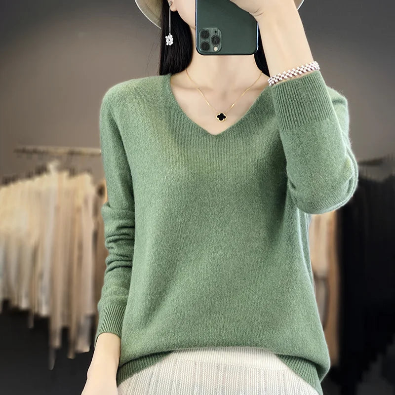 ژاکت یقه هفت پشمی مرینو کیریا برای زنان