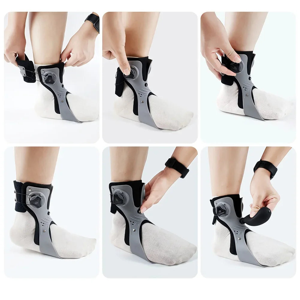 Adjustable Orthopedic Ankle Support Brace for Foot Drop