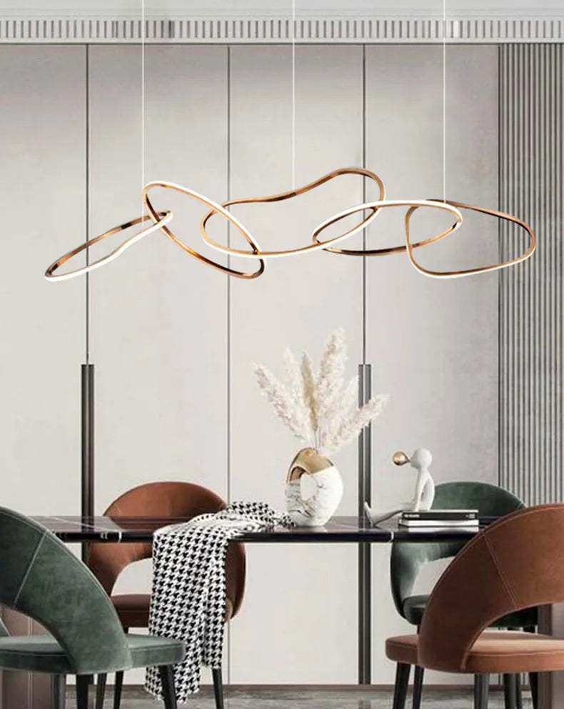 Contemporary Cord Pendant Lights With Dimmable Remote Or Touch Control