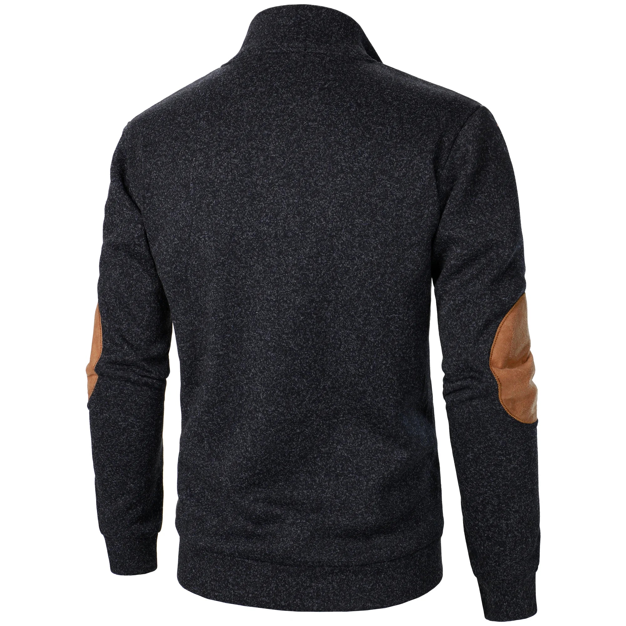 Astra Stand Collar Knitted Sweater With Button Details And Long Sleeves