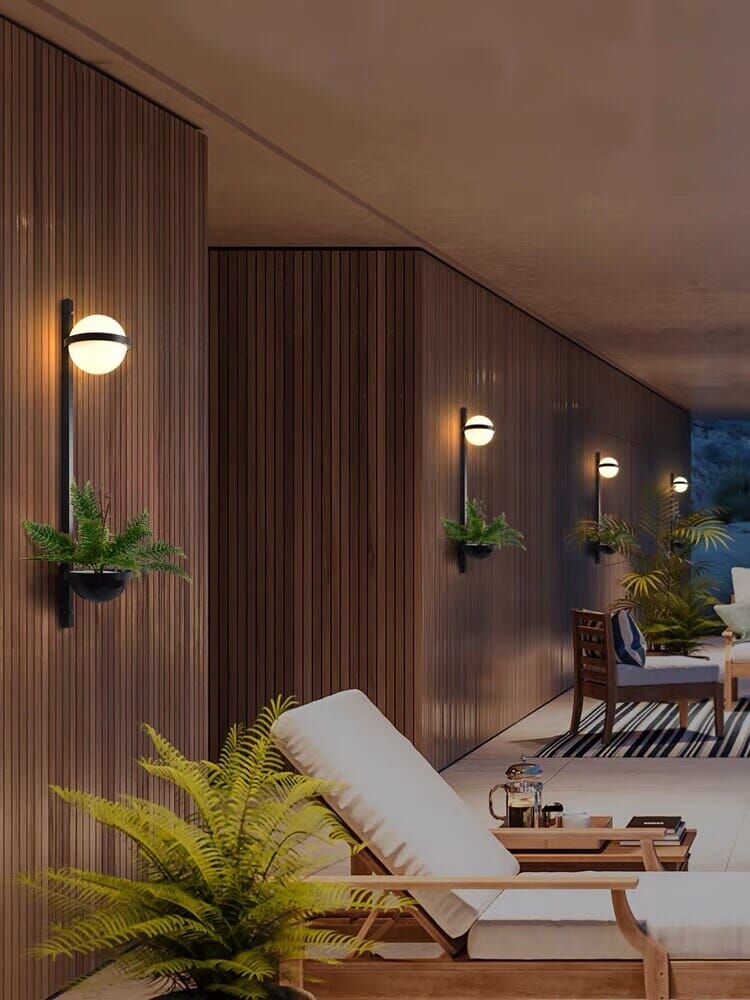 VerdantGlow Plante LED Art Deco Væglamper og Pendler
