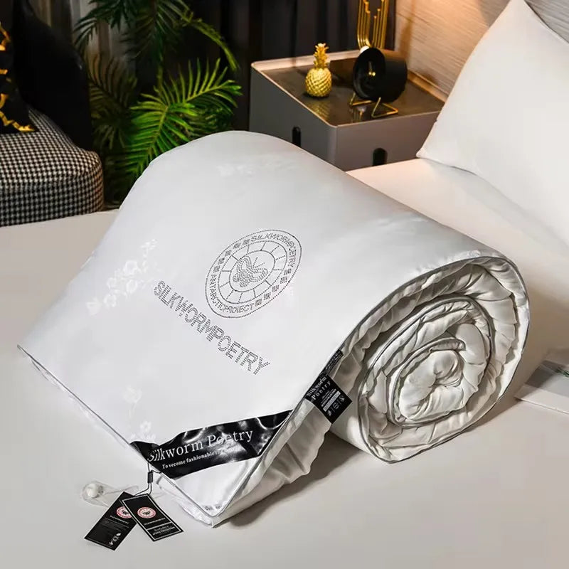 Aurene İpek Kışlık Yorgan 5kg Dolgu ve Dut İpliği Dolgulu
