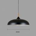 Scandinavian oak ceiling light 0
