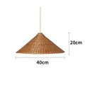 EverBamboo LED Pendant Light for Scandinavian Ceiling Decor
