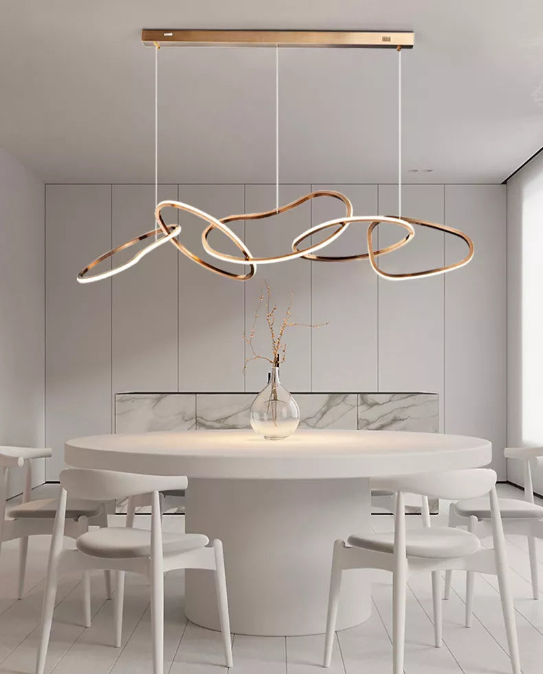 Contemporary Cord Pendant Lights With Dimmable Remote Or Touch Control