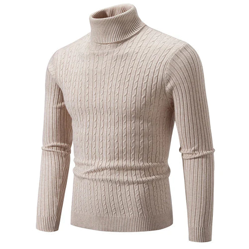 Alder Yüksek Yakalı Kazak Düz Renkli Örgü Sweatshirt Boğazlı Kışlık