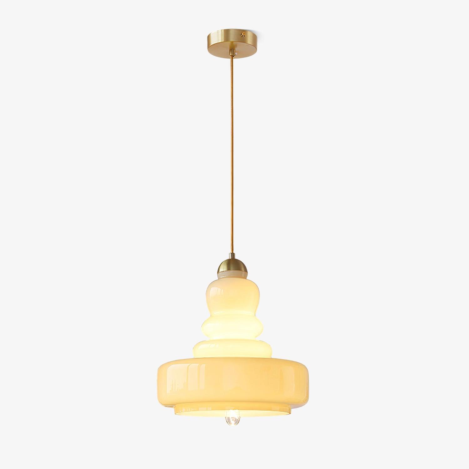 Hand-Blown Vintage Glass Pendant Light For Dining | Elaris