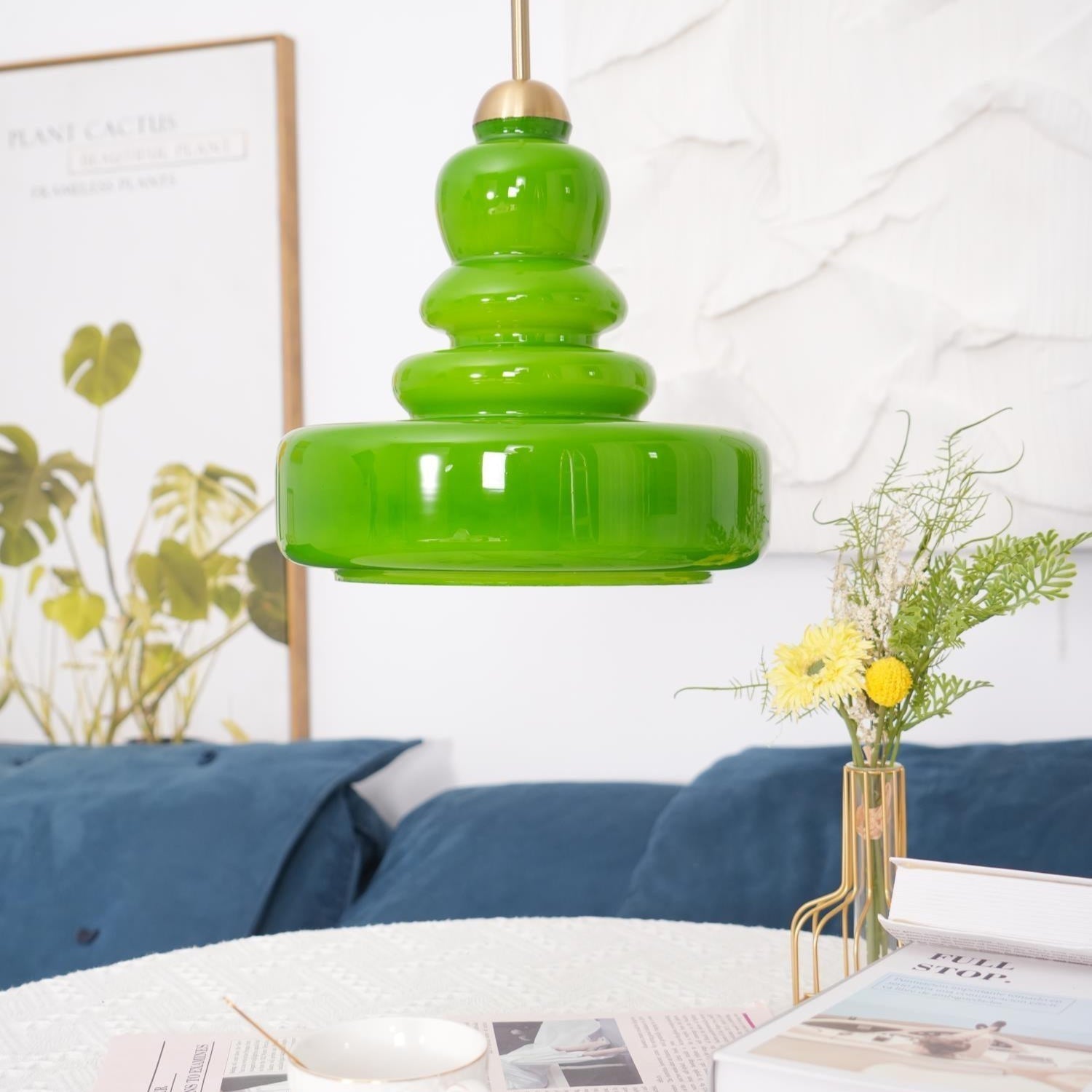 Hand-Blown Vintage Glass Pendant Light For Dining | Elaris