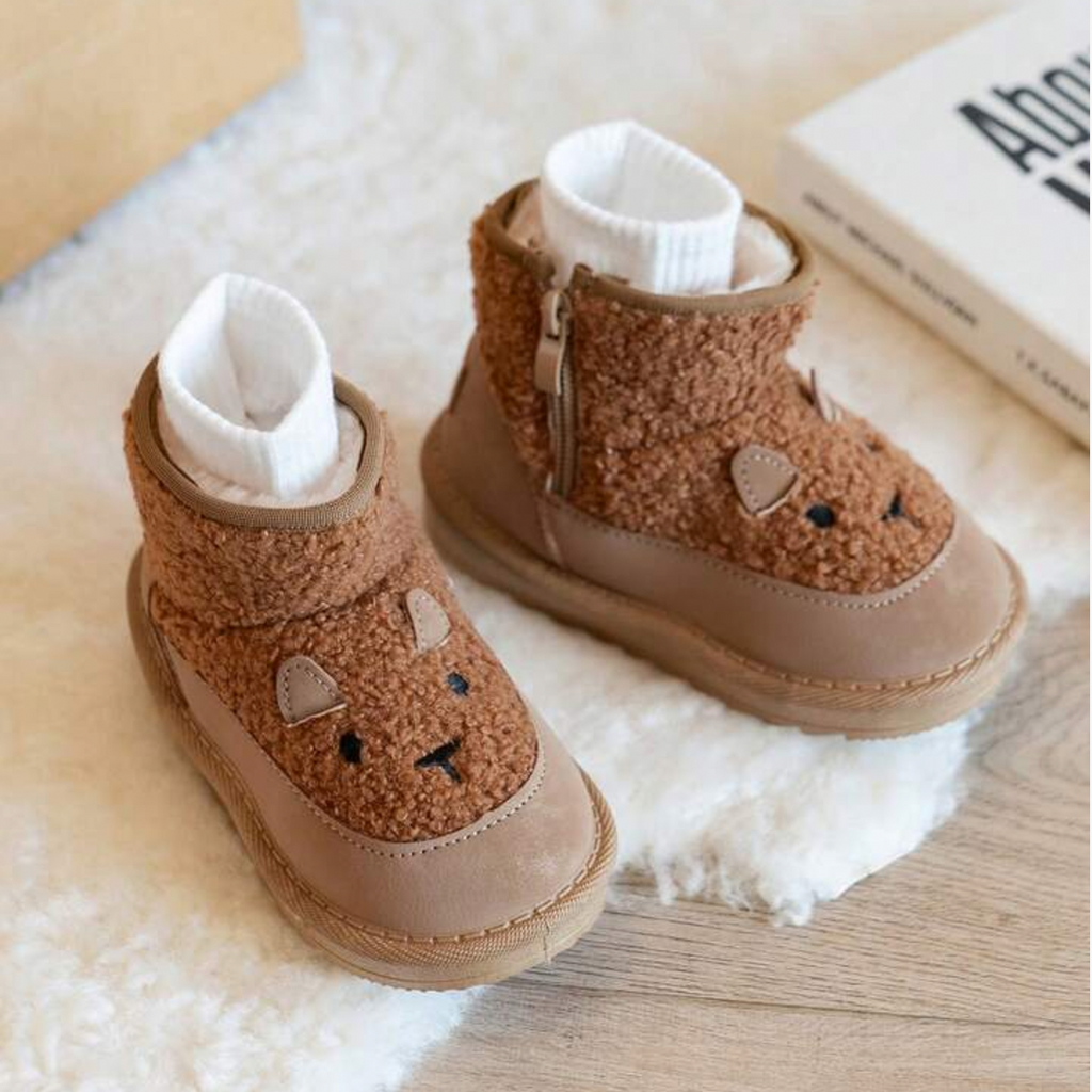 CuddleNest Kids Boots | Faux Fur-Lined For Cozy Warmth