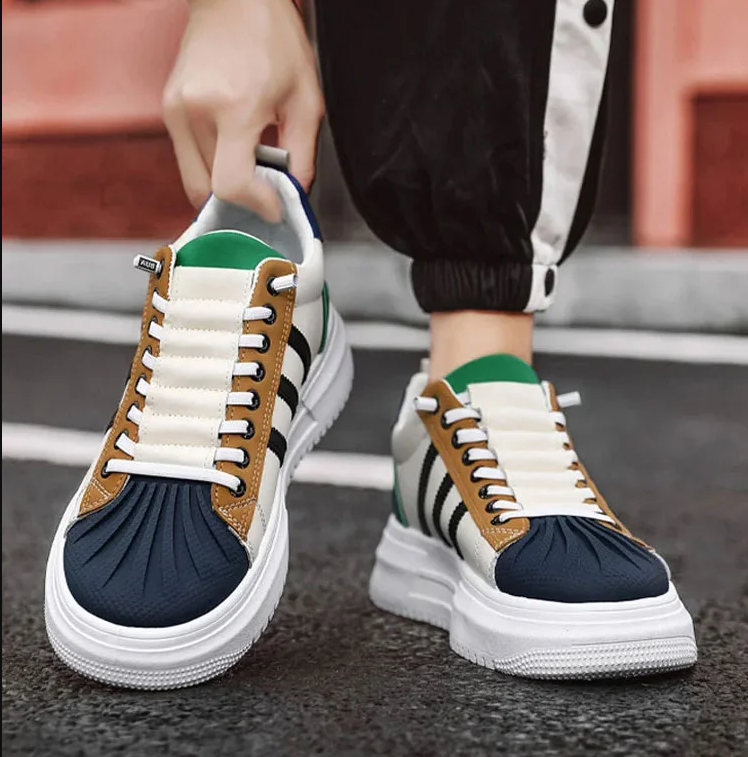 Ascend zimowe ortopedyczne sneakersy męskie z podwyższeniem wzrostu