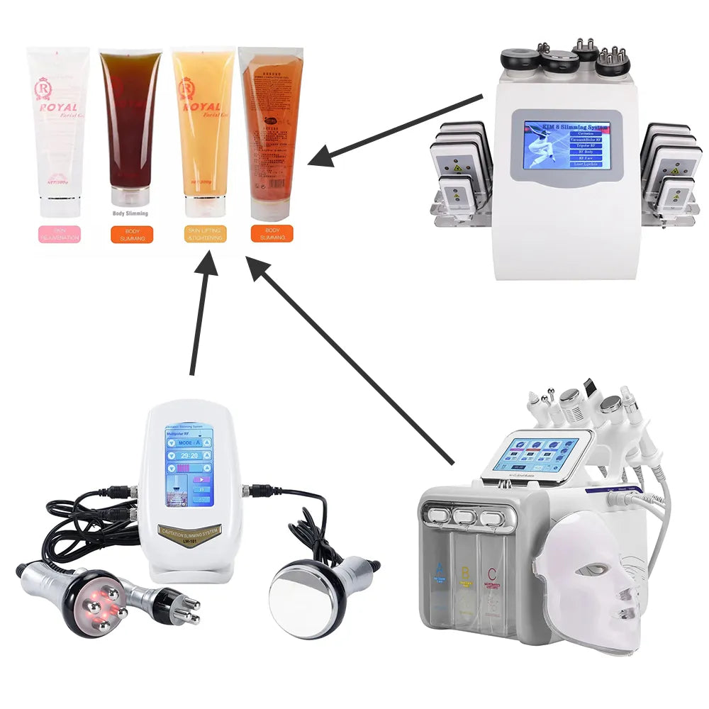 300g Ultrasonic Conductive Gel for 40K Cavitation RF Body Slimming Machines