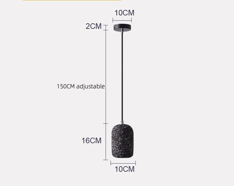 CeraNova Cement Pendant Light for Nordic Modern Homes