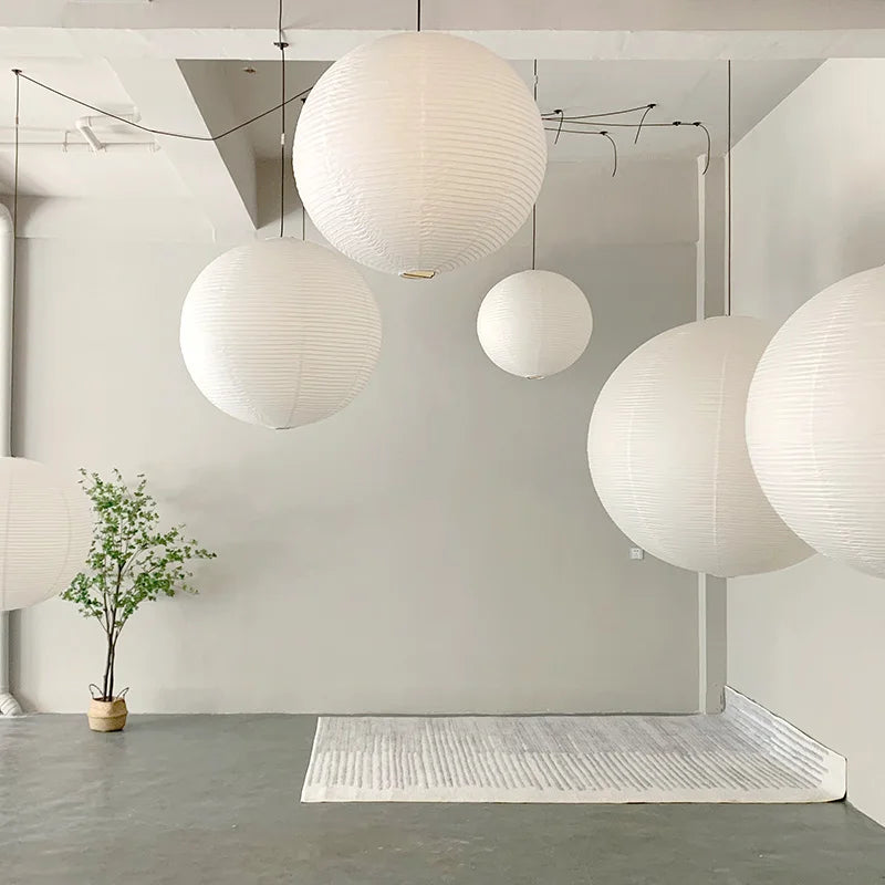 Astra Parisian Paper Balloon Pendant Lights With Cozy Glow