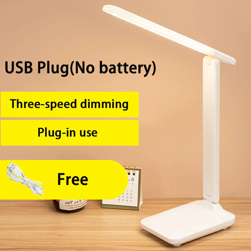 LumaFocus USB Touch Desk Lamp for Focused Reading and Study