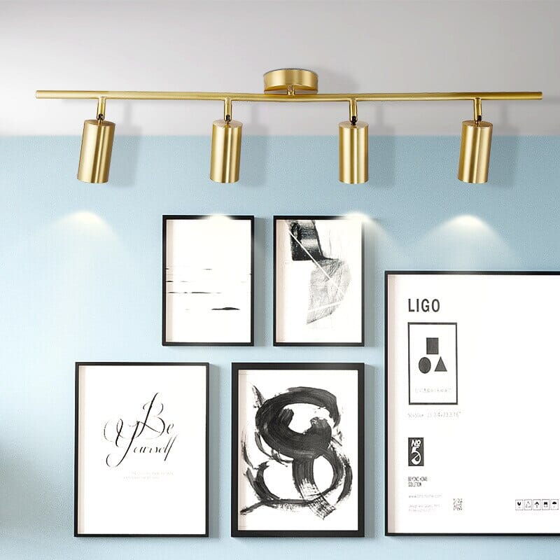Lámpara de techo con foco LED ajustable LumaraFlex con cabezales giratorios