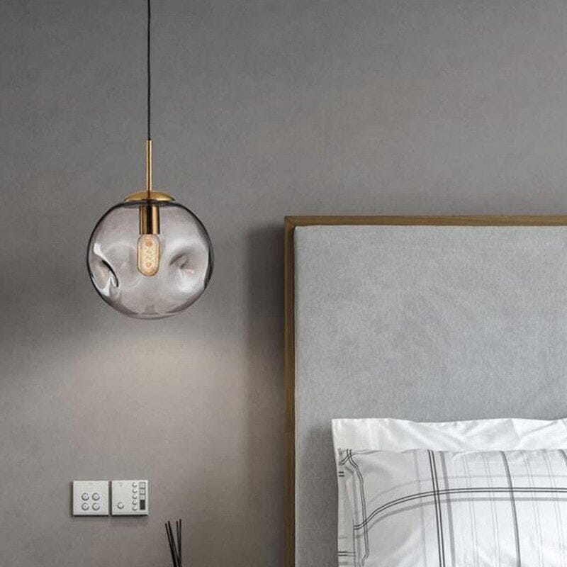 Aeris Glass Pendant Light Minimalist Ceiling Lamp Modern Living
