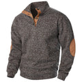 Astra Stand Collar Knitted Sweater With Button Details And Long Sleeves