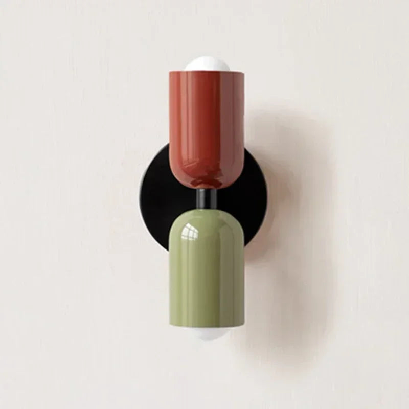 AuraNest Nordic Macaron Wandleuchte mit bidirektionaler Ambientebeleuchtung