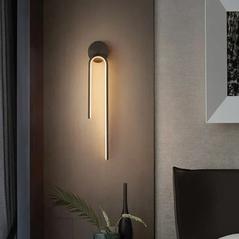 چراغ دیواری لومارا با نورپردازی LED محیطی گرم
