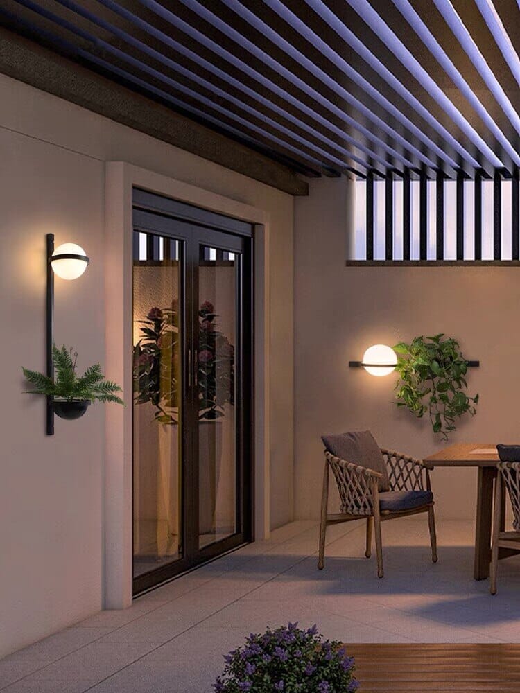 VerdantGlow Plante LED Art Deco Væglamper og Pendler