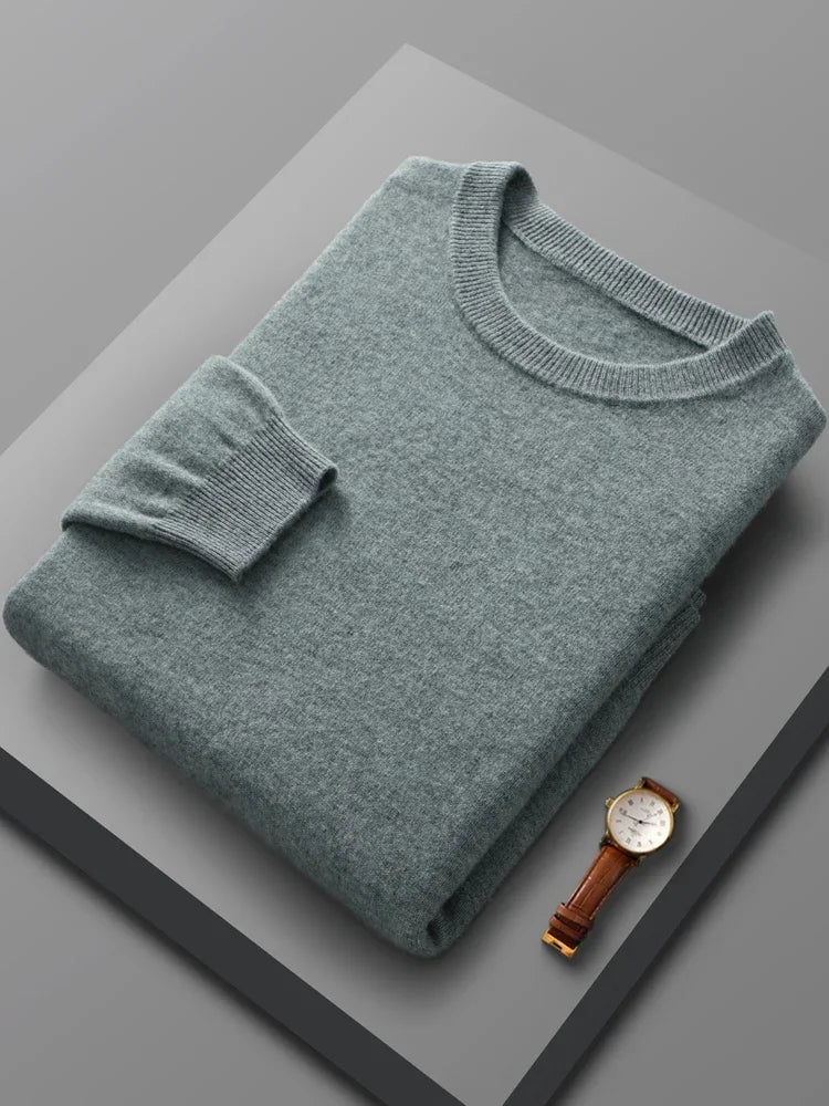Aurelia Knit Autumn 100% Extrafine Merino Wool Pullover Sweater