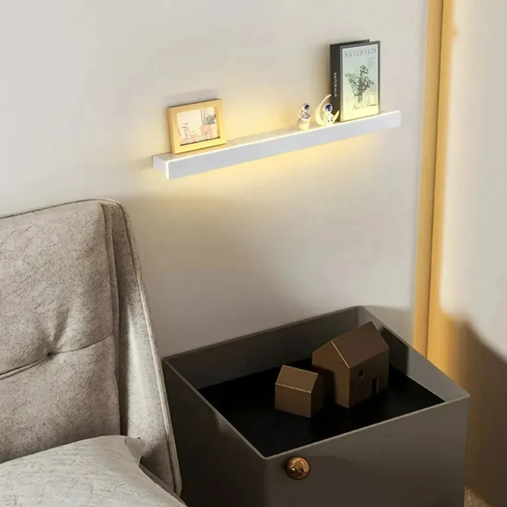 AstraNook LED Wall Lamp With Integrated Night Shelf for Bedroom