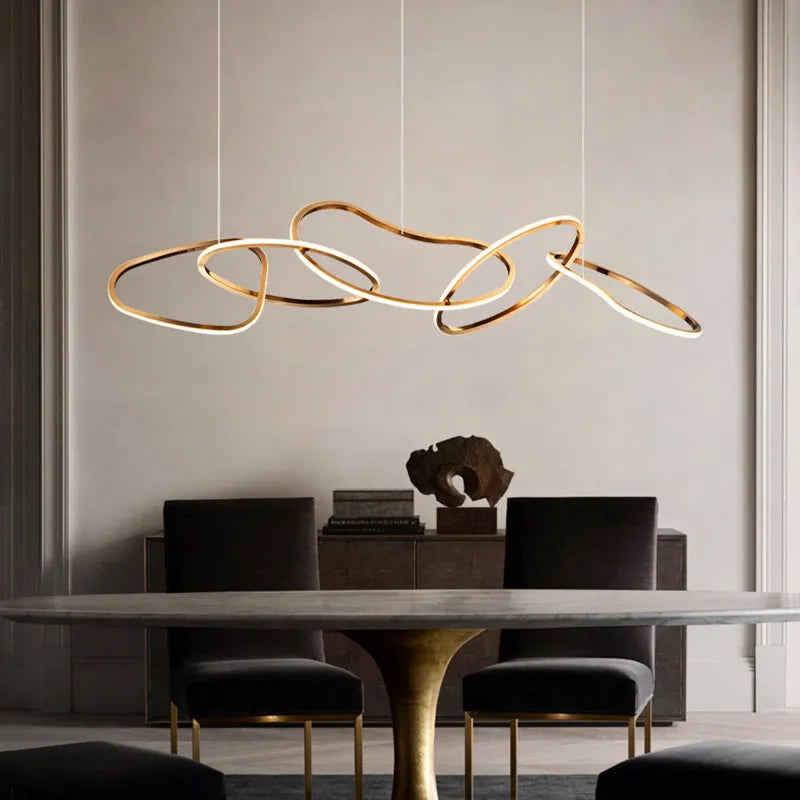 Contemporary Cord Pendant Lights With Dimmable Remote Or Touch Control