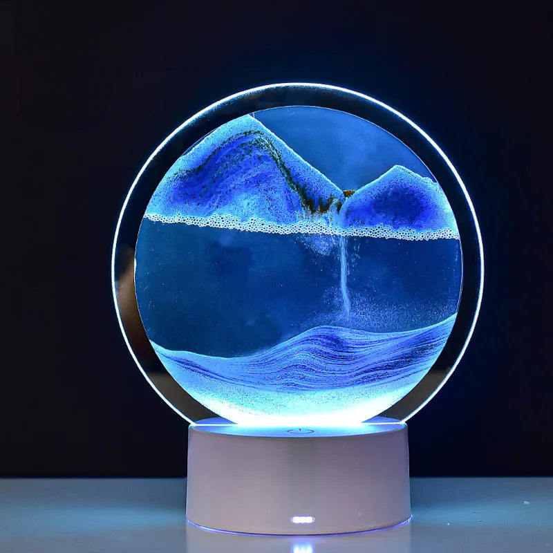 NovaSculpt Lâmpada de Areia Luz Relaxante Arte para Descompressão