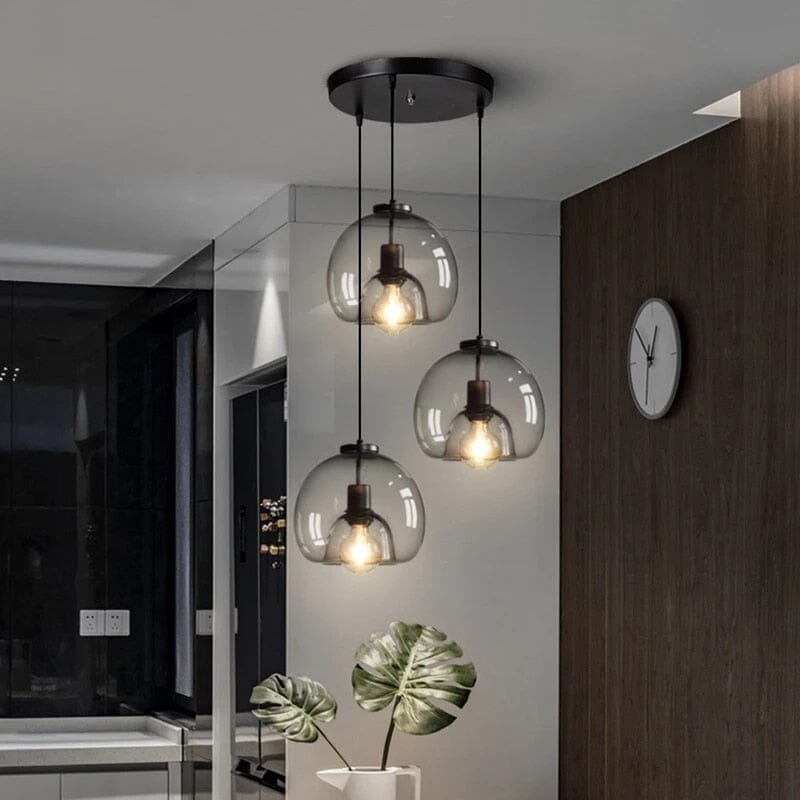 Závěsné skleněné lampy Lyris pro moderní kuchyně a koupelny