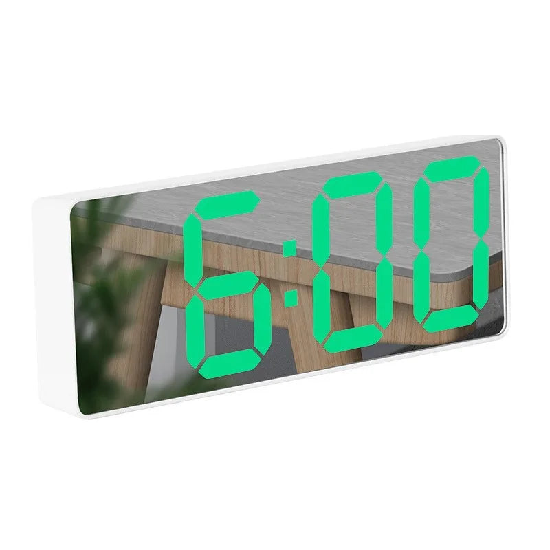 LumiMirror | Electronic Mirror Alarm Clock With LED Display