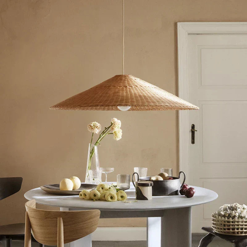 EverBamboo LED Pendant Light for Scandinavian Ceiling Decor