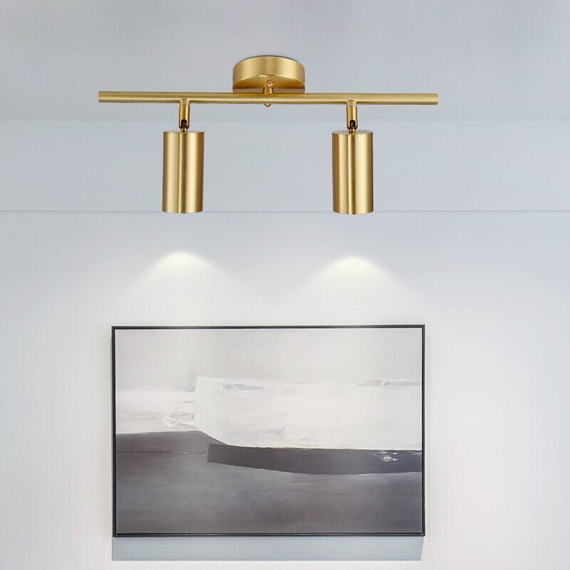 Lámpara de techo con foco LED ajustable LumaraFlex con cabezales giratorios