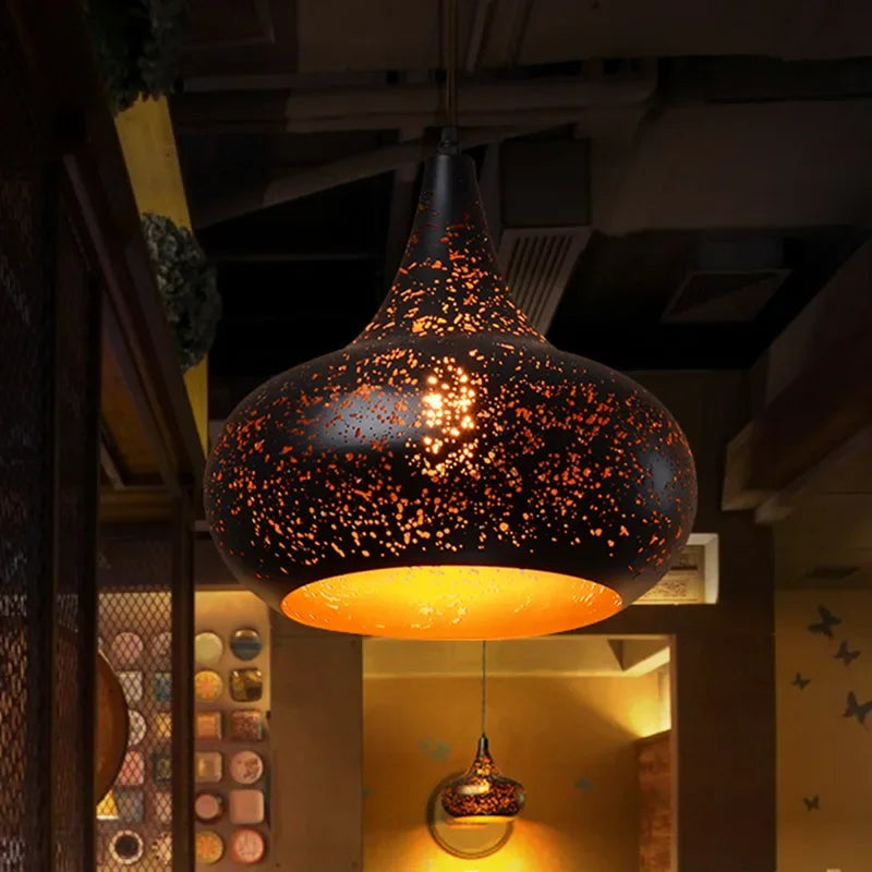 Závěsná lampa Avelon Studio Vintage Iron pro skandinávský loft