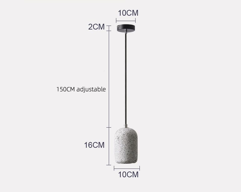 CeraNova Cement Pendant Light for Nordic Modern Homes