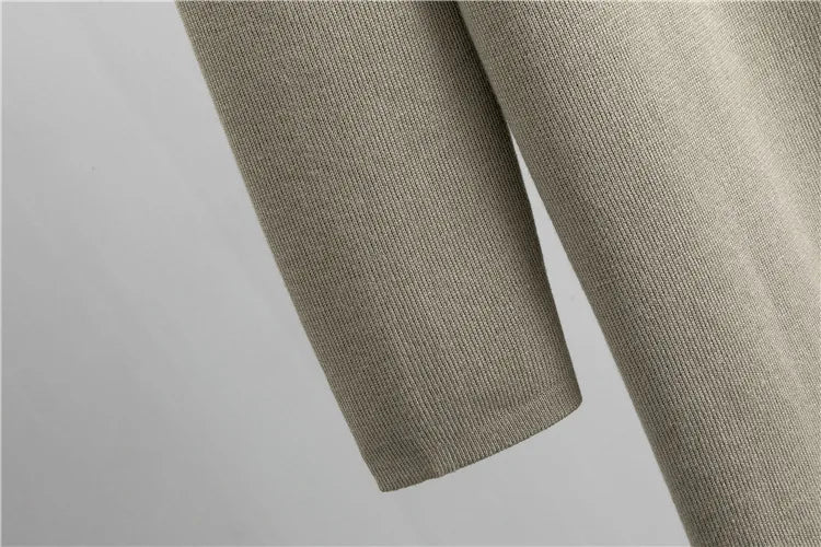 Gezellige gebreide 3-delige set met coltrui, gilet en vest van Lurelle