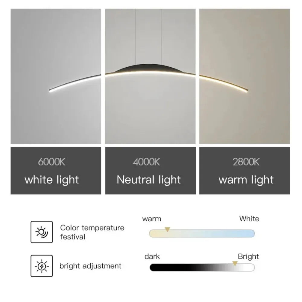 NovaLux Minimal LED Pendel til Spisestue og Stue