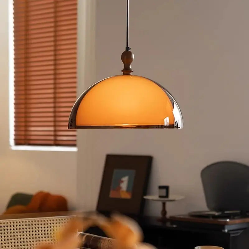 Asterra moderní hnědé LED závěsné svítidlo pro jídelní stoly