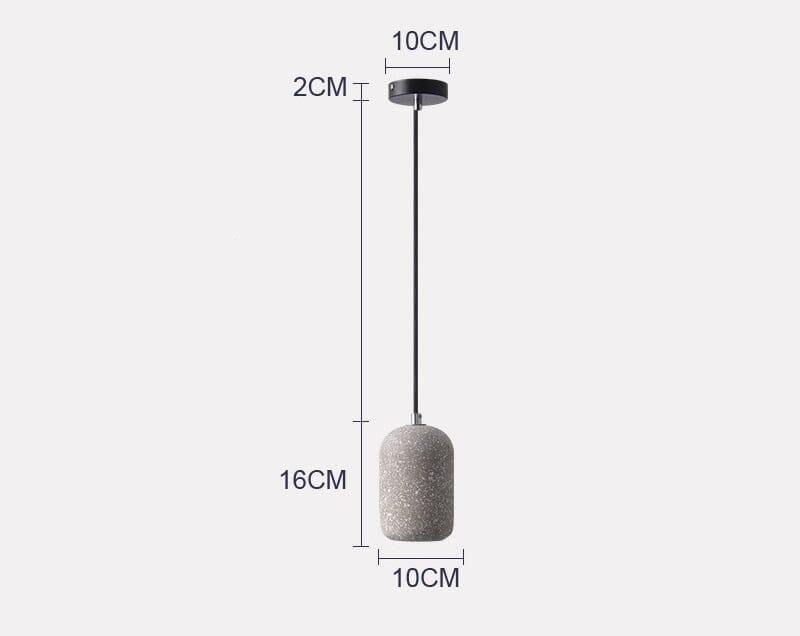 CeraNova Cement Pendant Light for Nordic Modern Homes